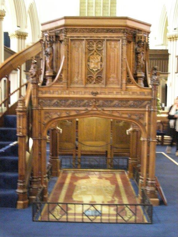 Tomb of Robert The Bruce at Dunfermine Abby in Edinburgh